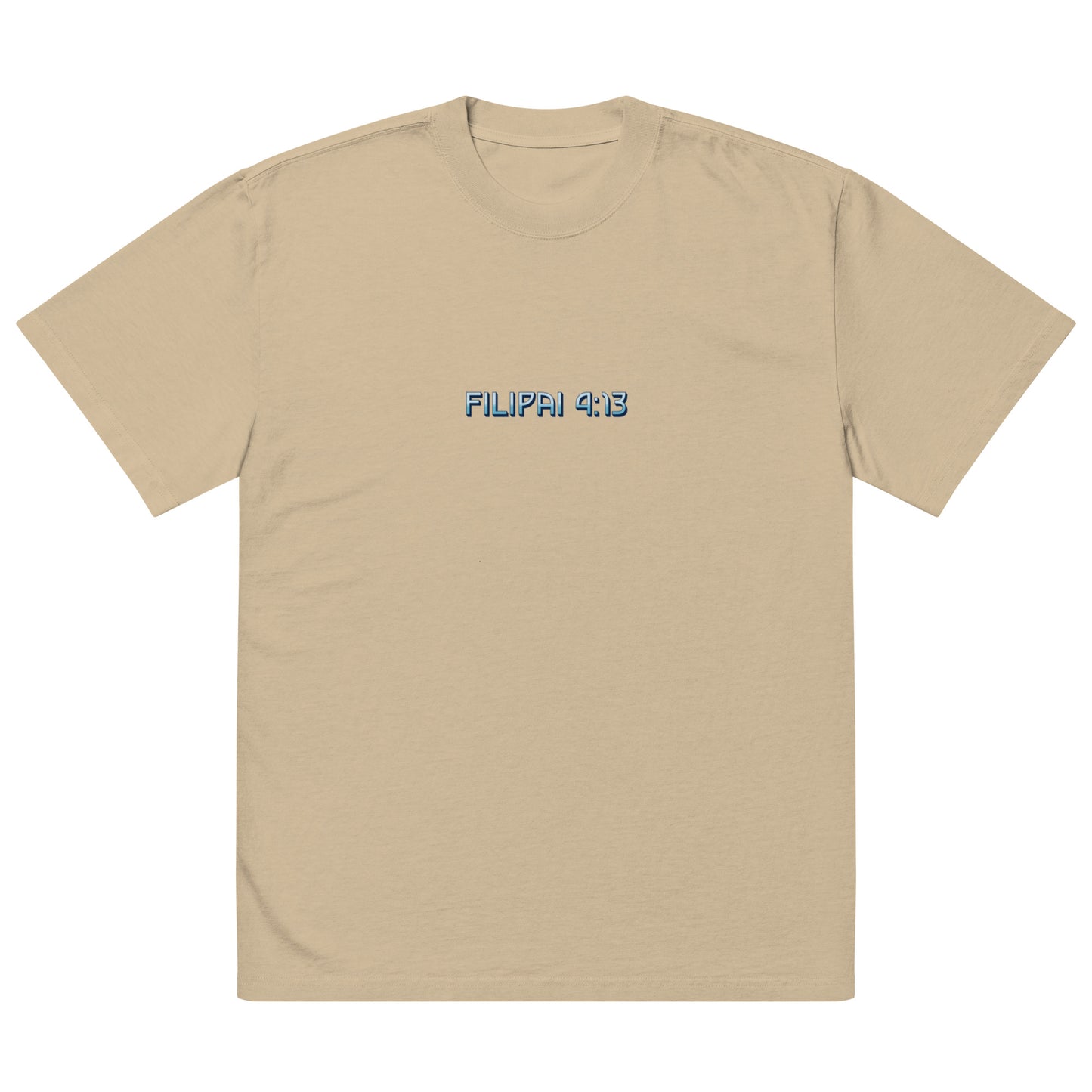 FILIPAI 4:13 Oversized faded t-shirt